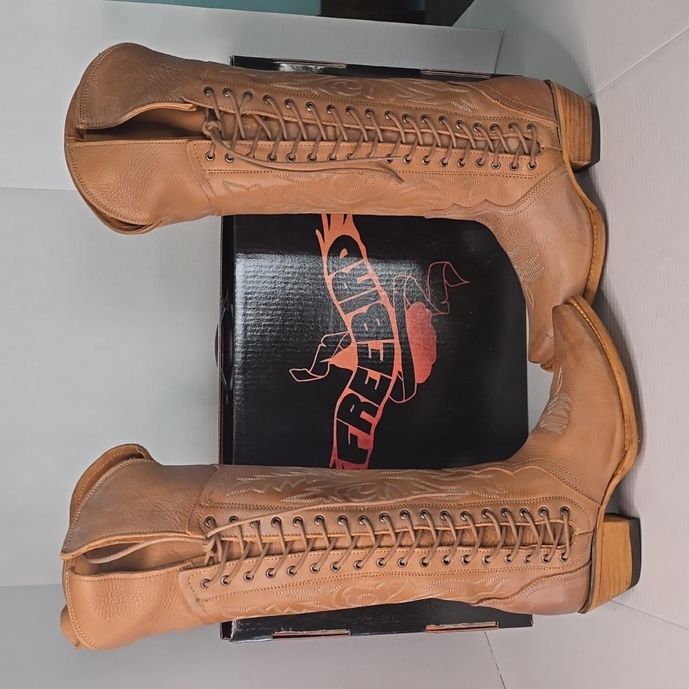 Freebird Wesley  Honey Western Cowboy Boots